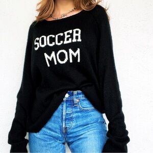 Wooden Ships Soccer Mom Sweater Size M/L